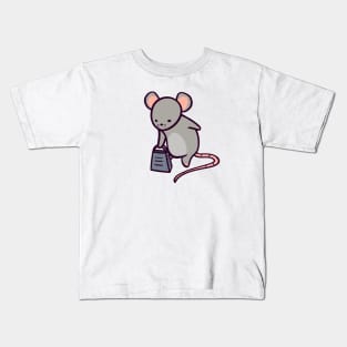 Cheese Grater Kettlebell Lifting Gym Rat Kids T-Shirt